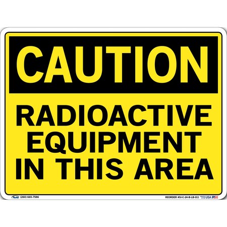 Vestil Vinyl Label Sign, 9-1/2" H, 12-1/2" W, Vinyl Label, Rectangle, SI-C-24-B-LB-011 SI-C-24-B-LB-011